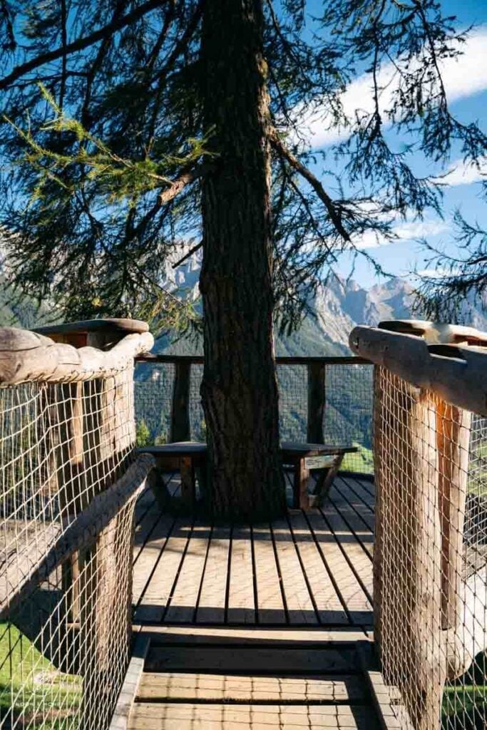 Naturschauplatz Gschmitz platform, Sunnenseit’n Weg, Stubaital, Austria