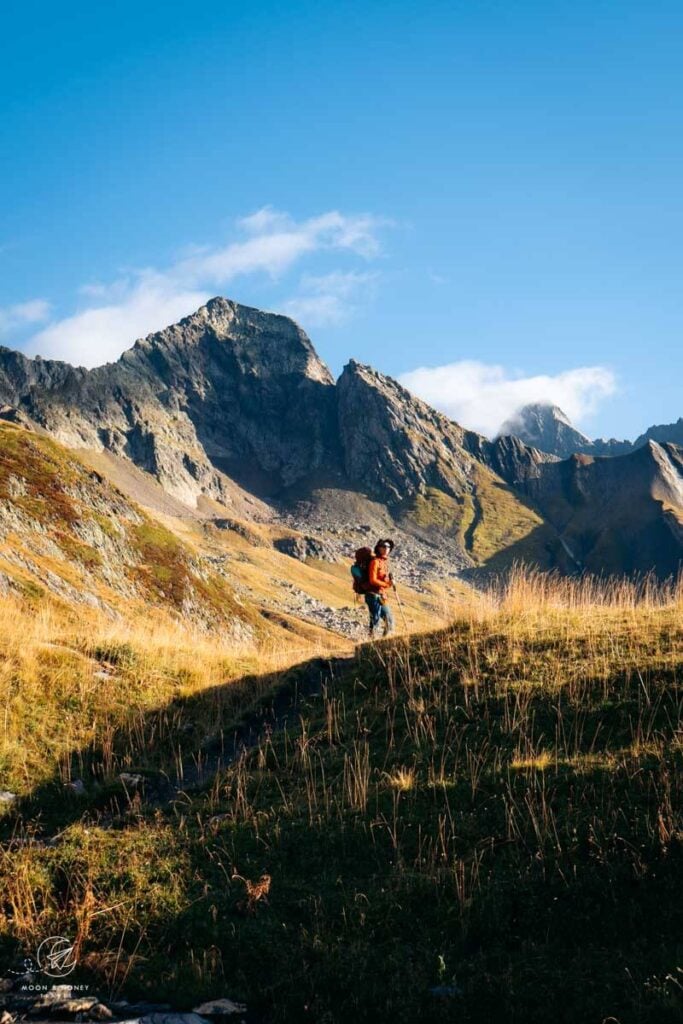 Trekking the Tour du Mont Blanc Col des Fours variant