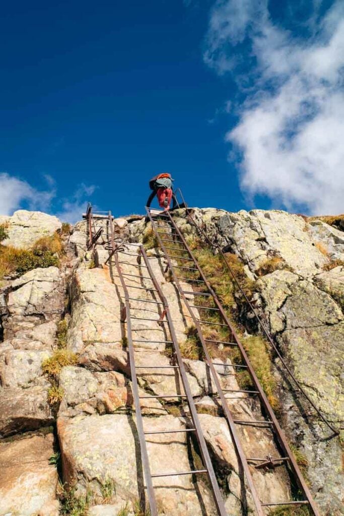 Tour du Mont Blanc ladders