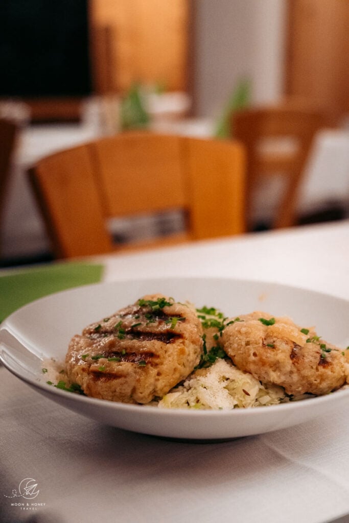 Pressed Dumplings, Restaurant Wiesthaler, San Candido