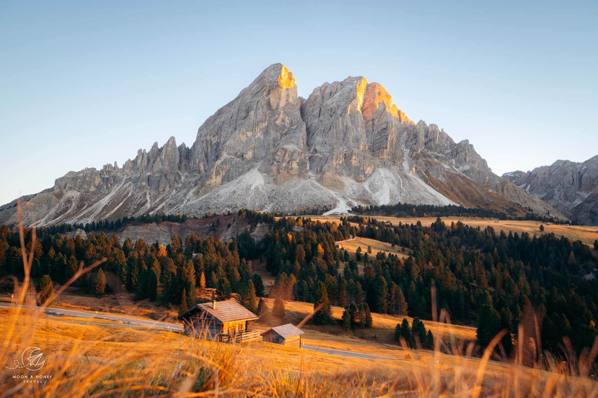 Sass de Putia sunset, Dolomites