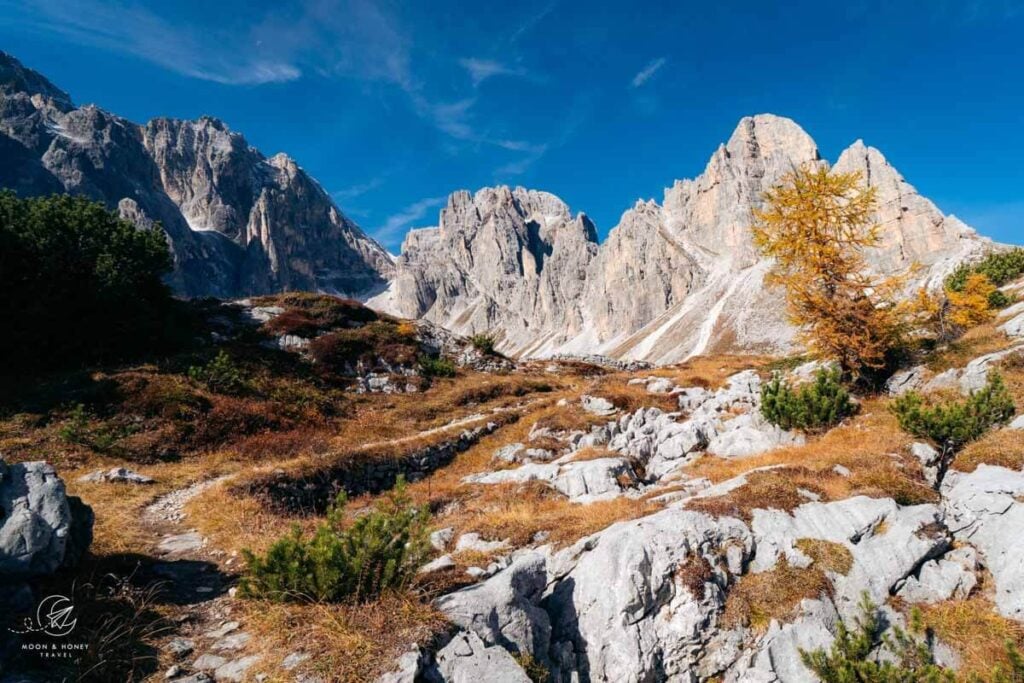Belvedere Creston Popera, Sexten Dolomites