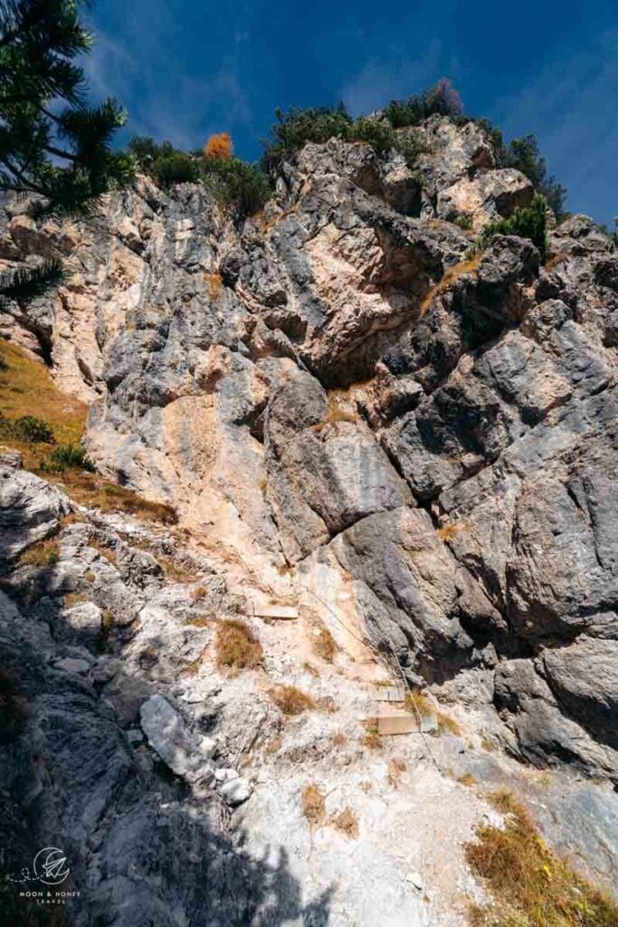 Forcella Pian della Biscia to Rifugio Sala Gully Trail, Dolomites