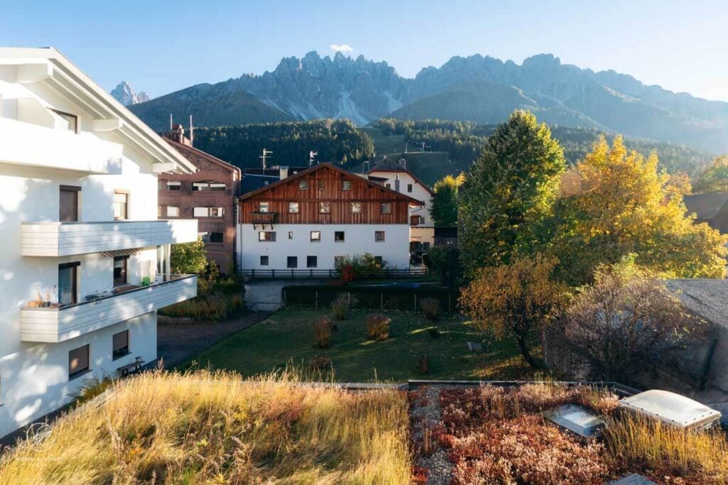 Wachtler Dolomite Apartments View of Haunold