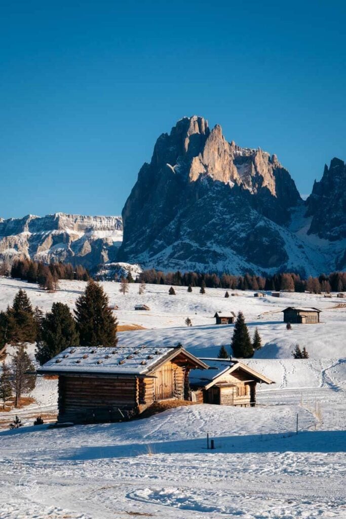 Alpe di Siusi Winter Hike, Dolomites