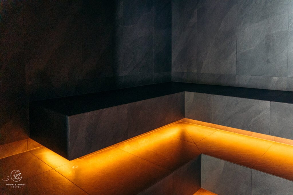 AMA Stay steam bath in San Vigilio, Dolomites