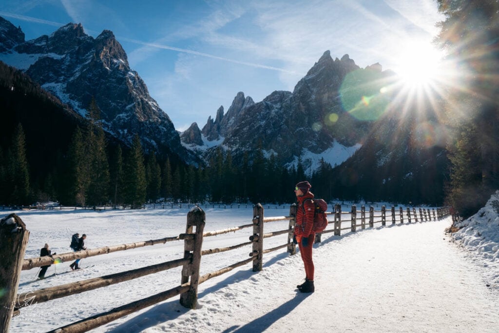Val Fiscalina winter, Dolomites