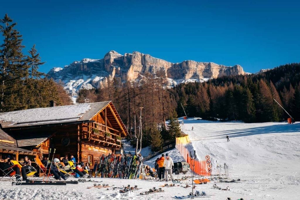 Ütia L’Tamá Ski Hut, Dolomites