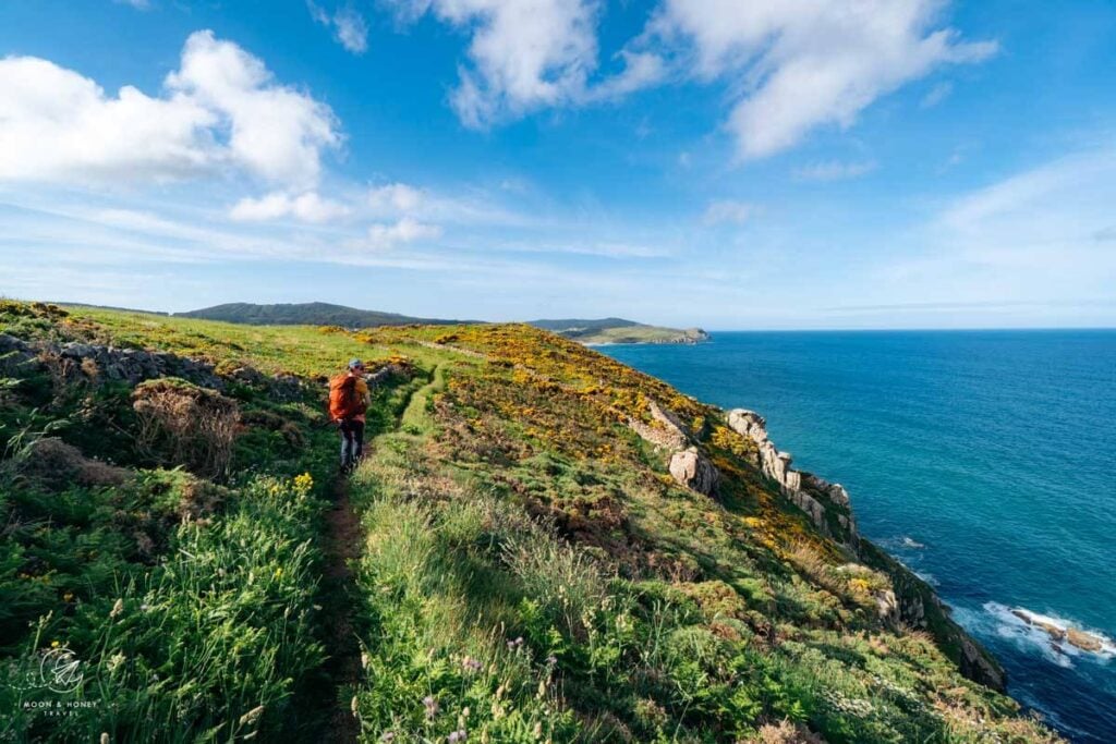 Clifftop Hiking along Camino dos Faros Lighthouse Way Stage 8