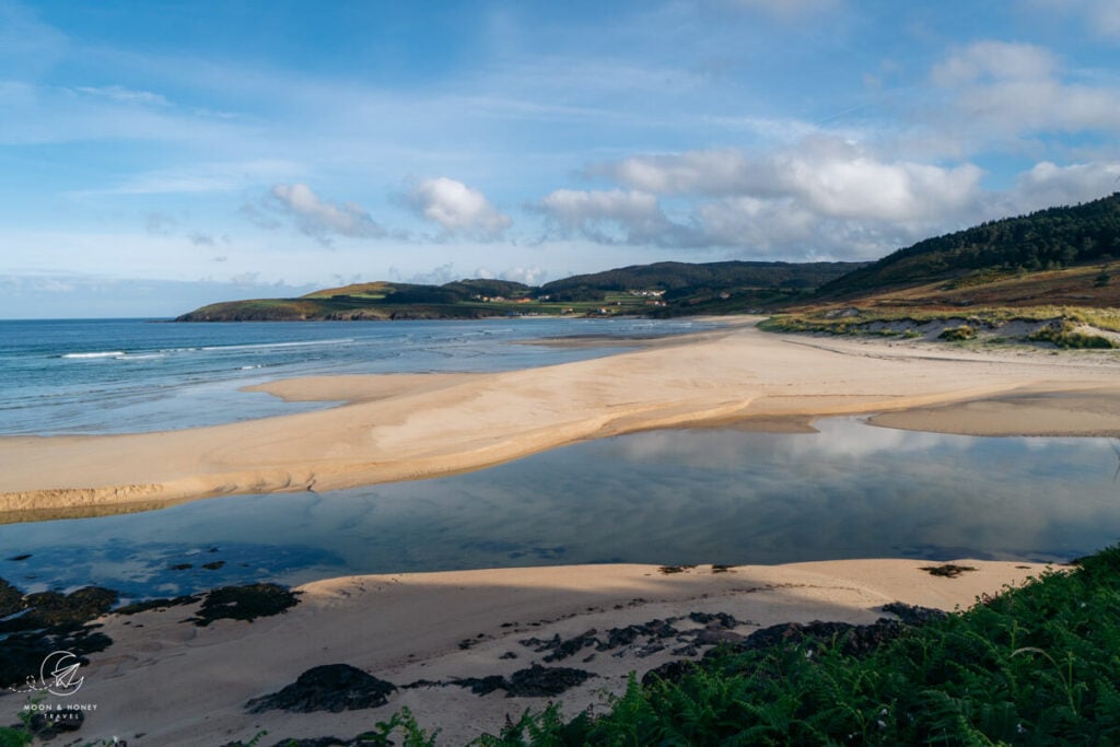 Lires Beach, Camino dos Faros Lighthouse Way Stage 8