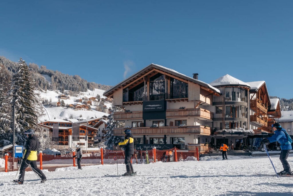 Hotel Arkadia ski-in ski-out hotel, Corvara, Alta Badia