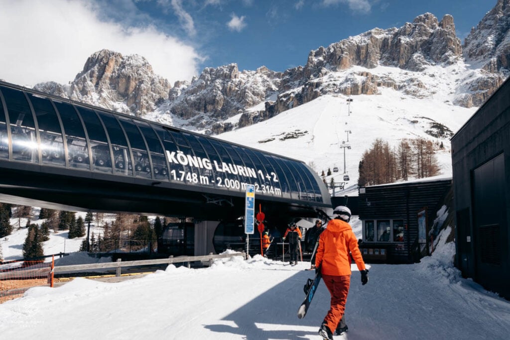 König Laurin I gondola, Carezza Ski Resort