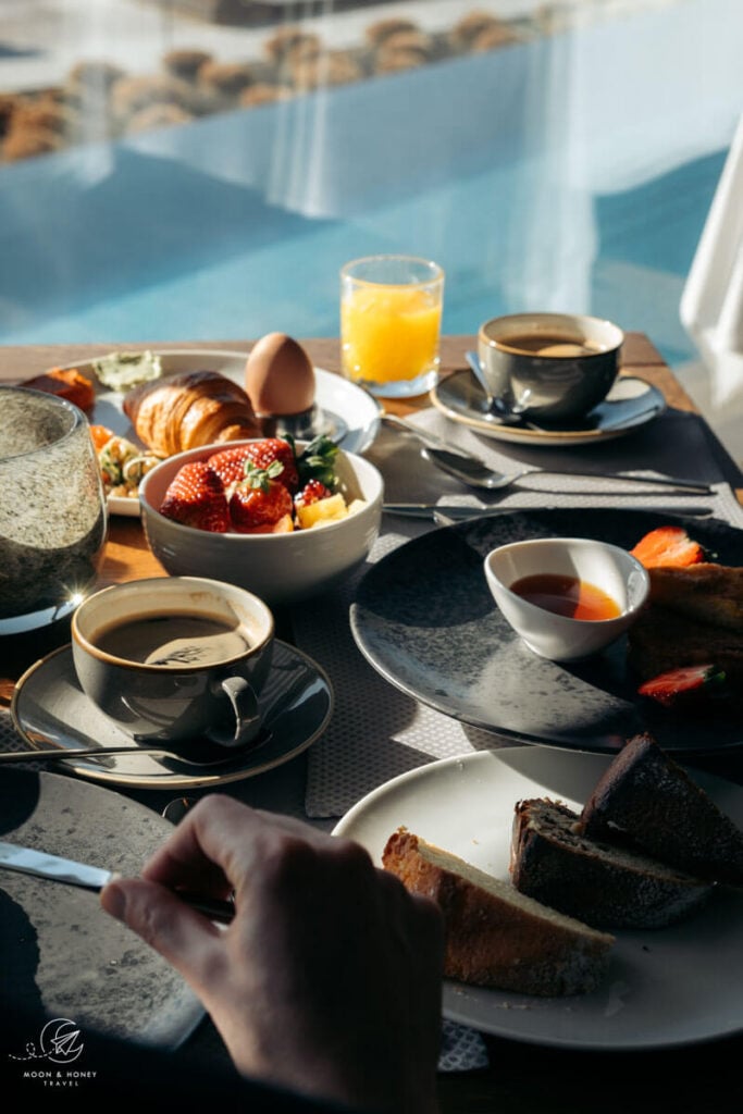 Frühstück im DAS GERSTL Alpine Retreat, Vinschgau
