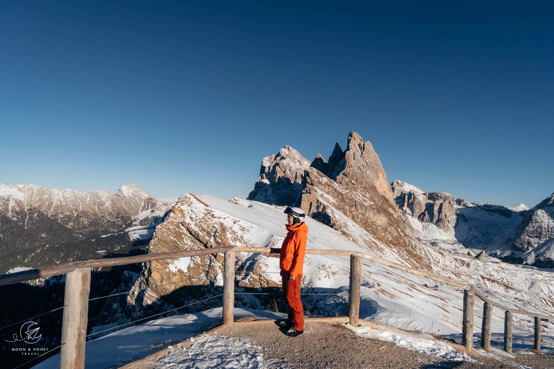 Seceda in Winter, Val Gardena Dolomites