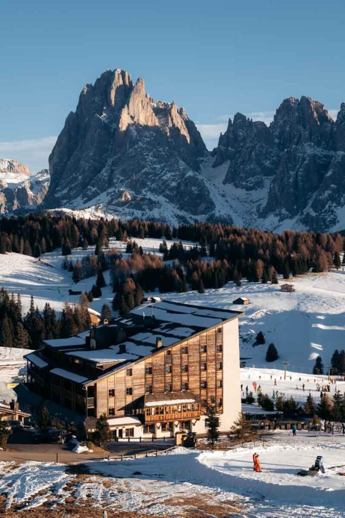 Sporthotel Sonne in winter, ski-in ski-out