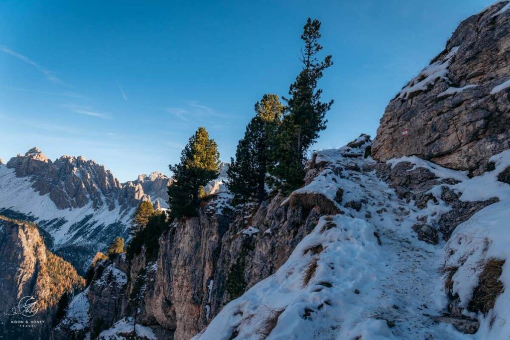 Silvesterscharte (Furcella San Silvestro) to Steviola hiking trail
