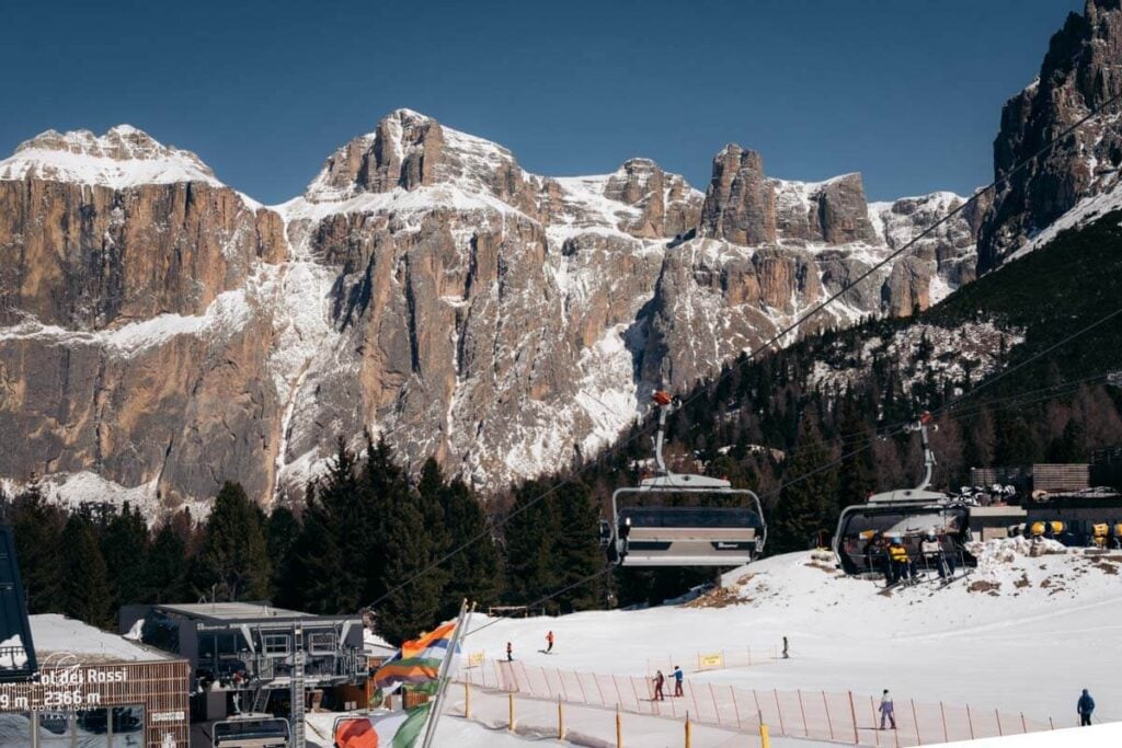 Belvedere Ski Area, Val di Fassa, Dolomites