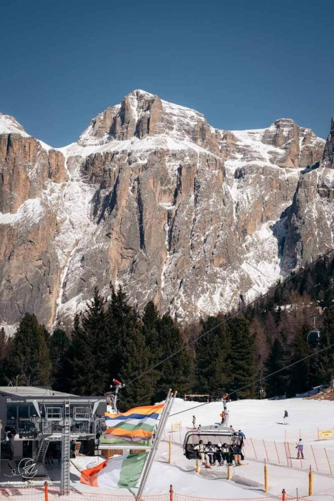 Val di Fassa Ski Resort, Dolomites