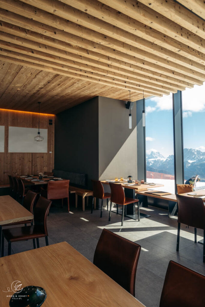 InAlto Alfio Ghezzi Dolomites ski hut interior