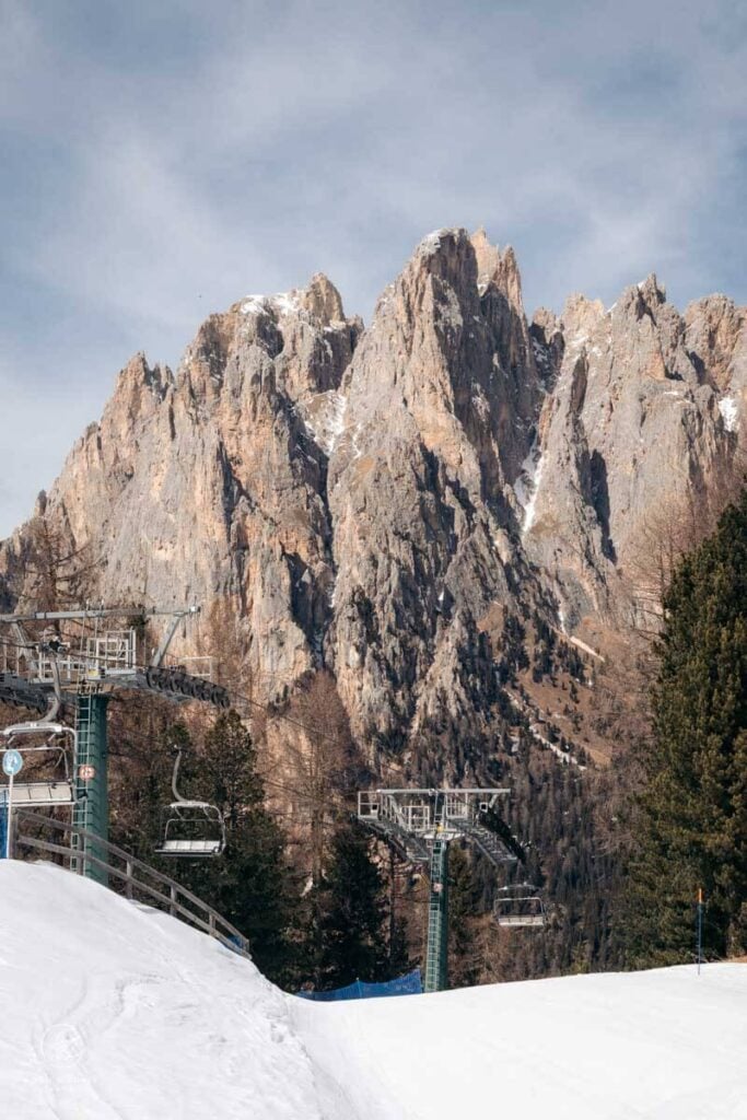 Ciampedie, Val di Fassa Ski Resort, Dolomites