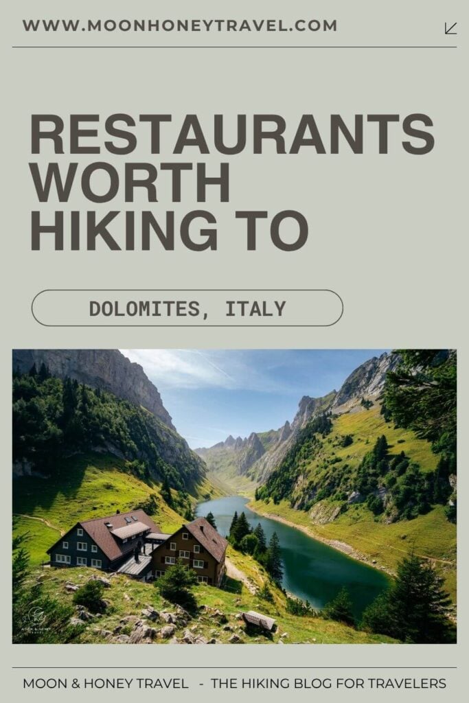 Restaurants worth hiking to in Europe