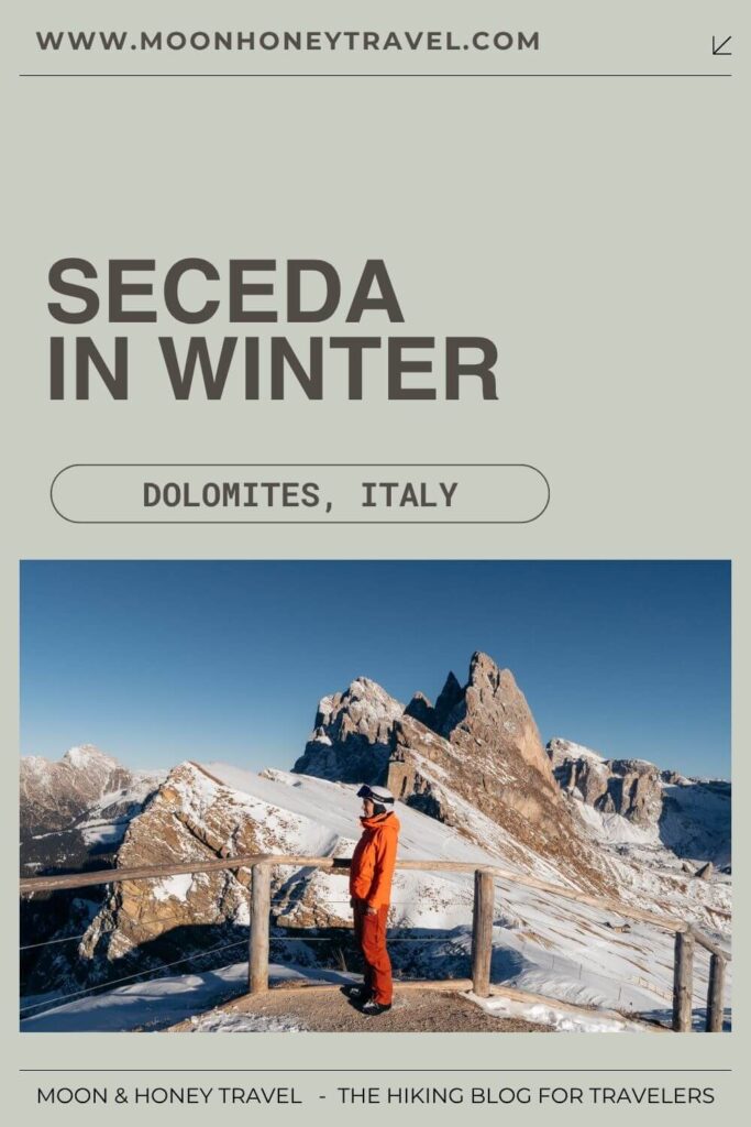 How to visit Seceda in winter