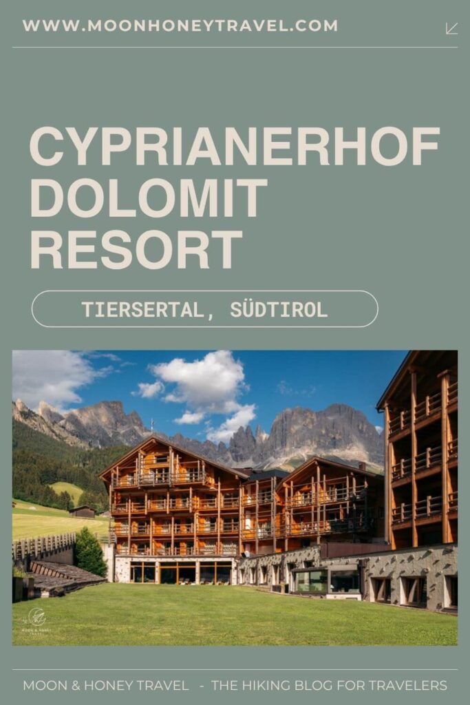 Cyprianerhof Dolomit Resort Tiers Südtirol Pin
