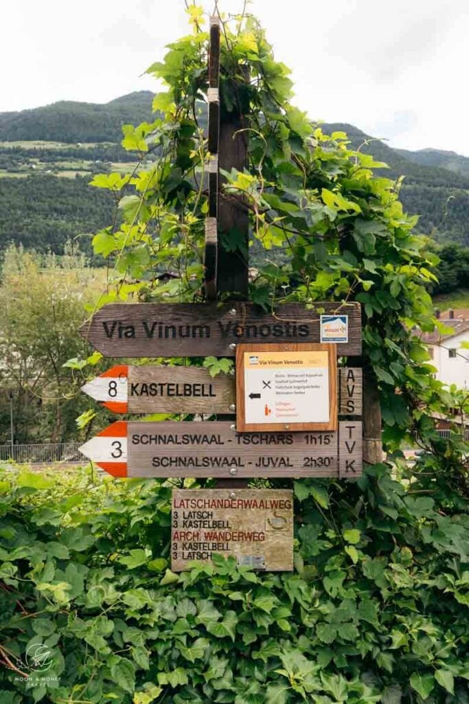 Hiking trails around  Boutique Hotel AMARIL, Val Venosta, South Tyrol, Italy