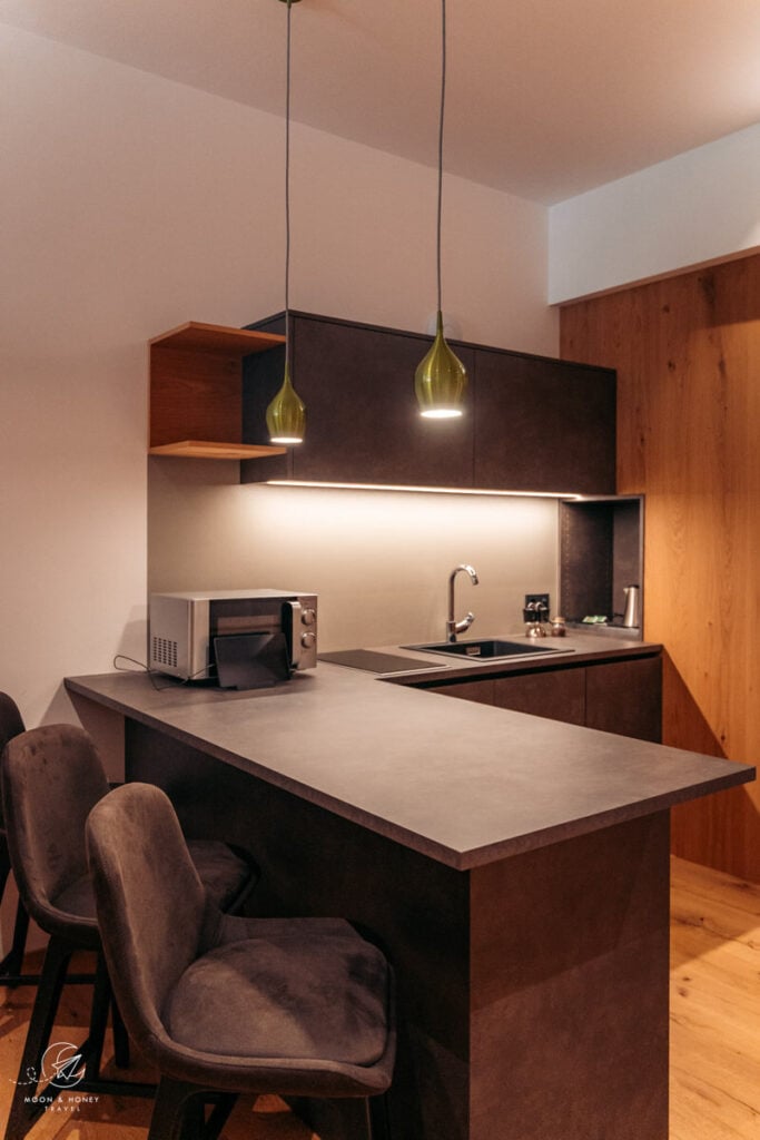 Sporthotel Zoll studio kitchen, Sterzing - Vipiteno, South Tyrol