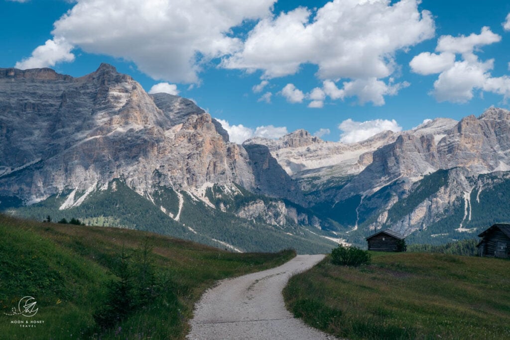 Pralongia to San Cassiano hiking trail, Alta Badia Dolomites