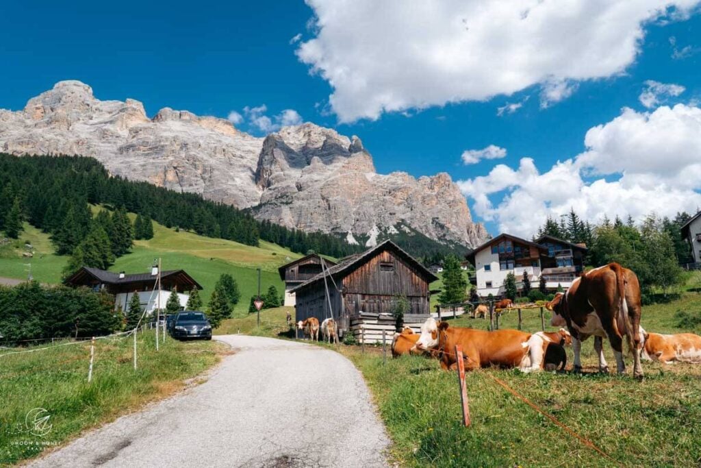 San Cassiano village, Alta Badia Dolomites