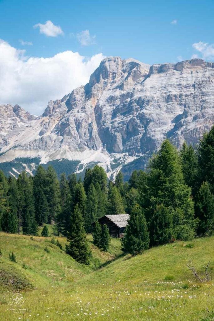 Störes Meadows, Pralongia Plateau, Alta Badia, Dolomites