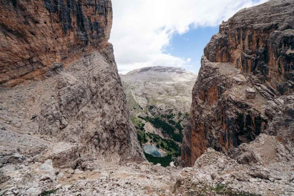 Forcela dl Lech/Forcella di Lago, Dolomites
