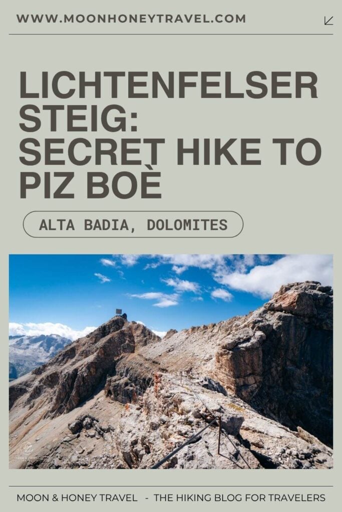 Lichtenfelser Steig Hiking Guide, Dolomites