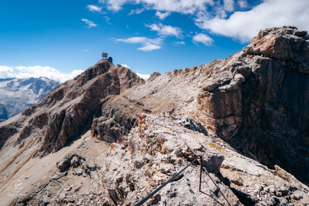 Cresta Strenta Ridge Trail, Sella, Dolomites