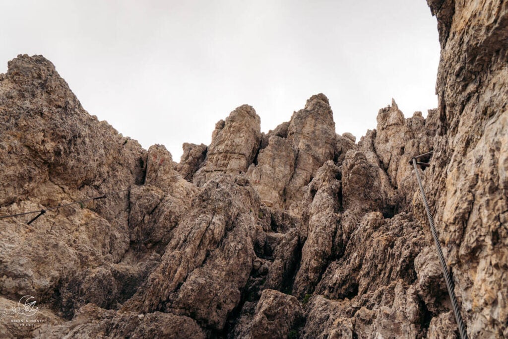Via Ferrata Sassongher, Alta Badia, Dolomites