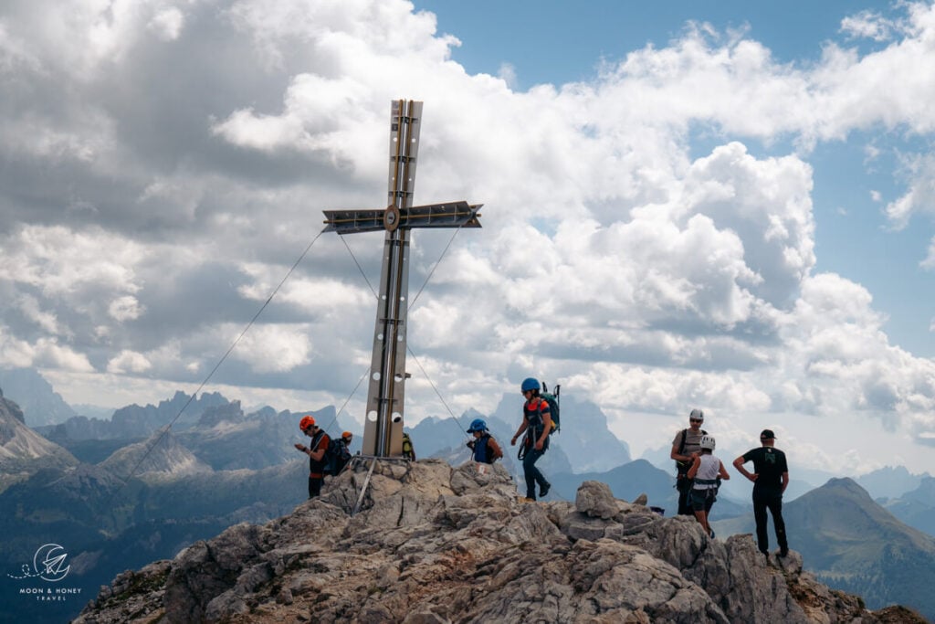 Sassongher Summit Cross, Alta Badia, Dolomites