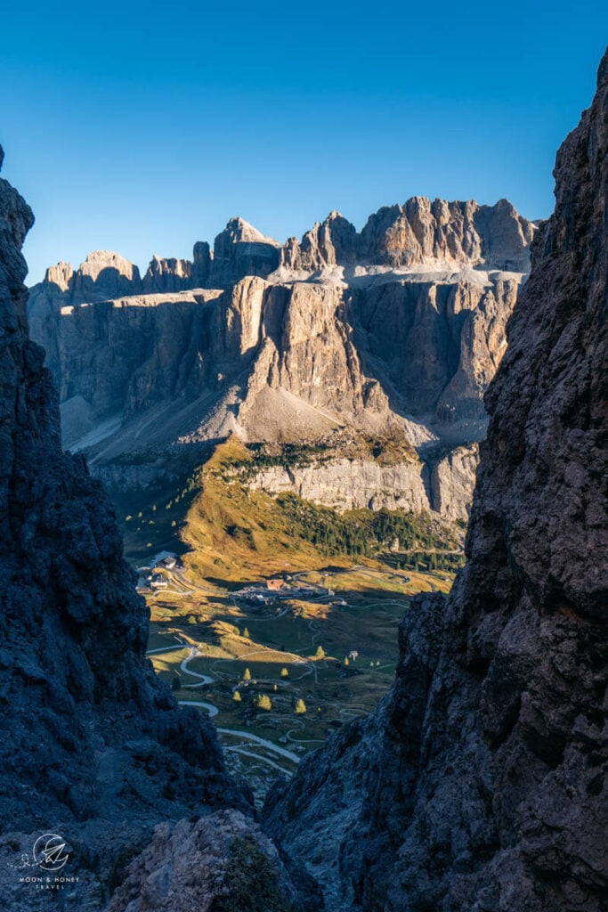 Gully descent, Piccolo Cir, Dolomites