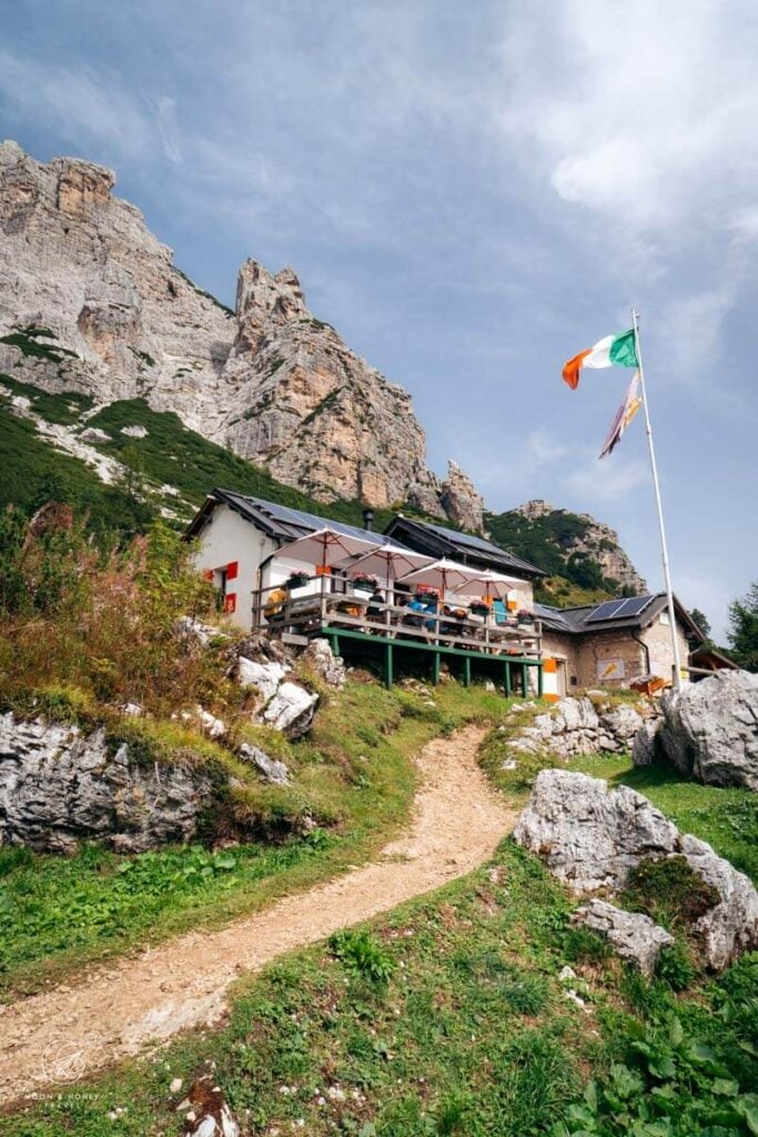 Rifugio Pramperet, Alta Via 1, Dolomites