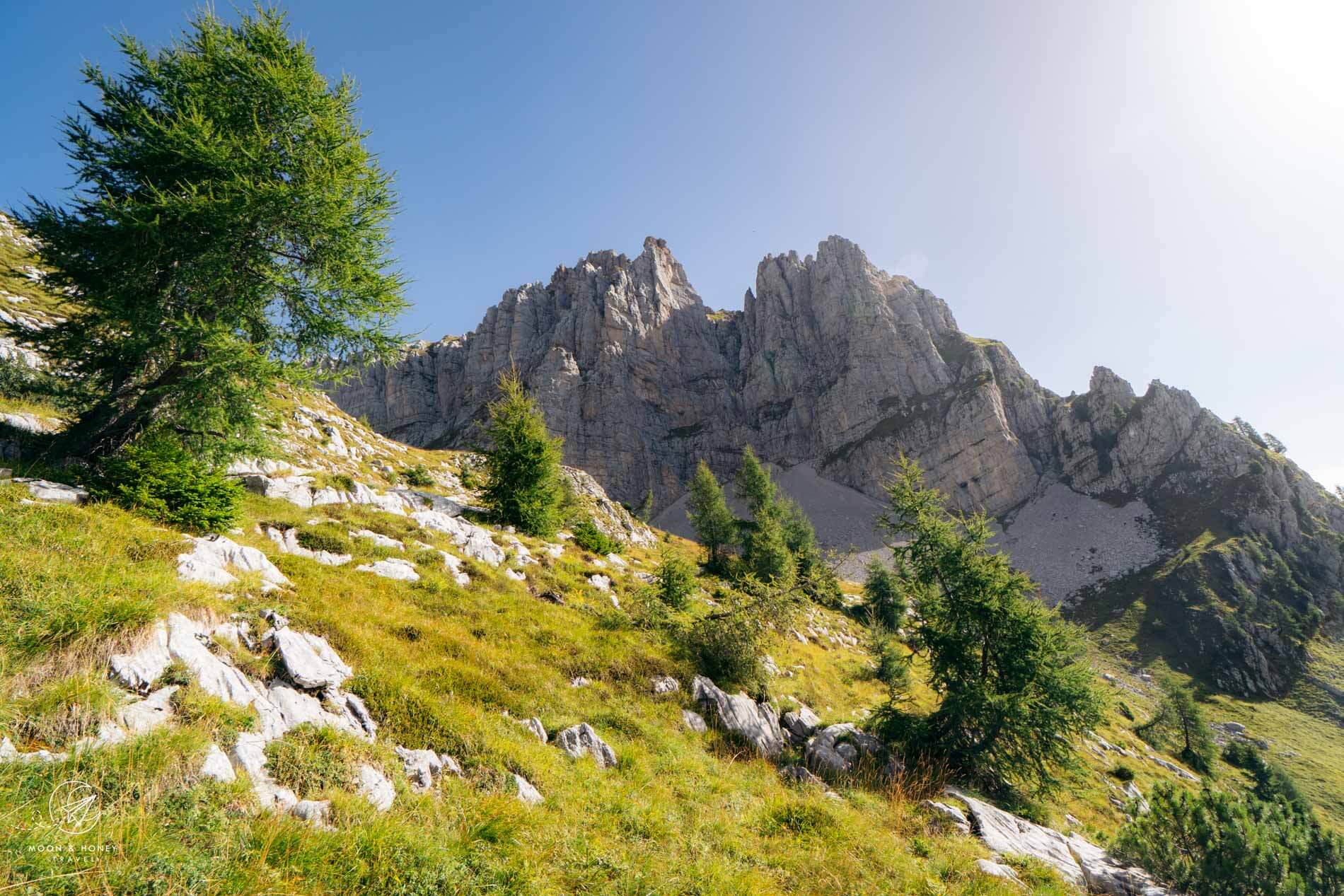Alta Via 1 North versus South Route, Dolomites