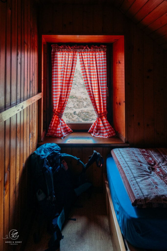 Rifugio Coldai Room, Alta Via 1, Dolomites
