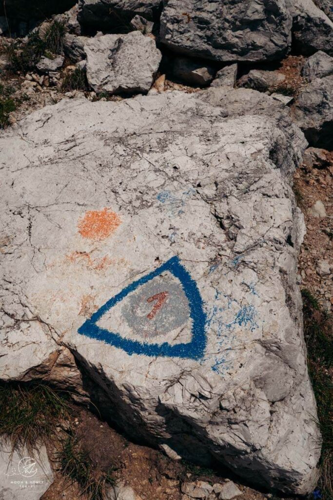 Alta Via 1 Waymark, Dolomites