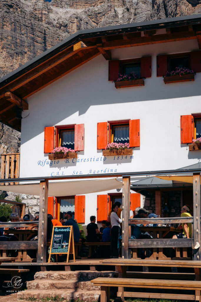 Rifugio Carestiato, Alta Via 1, Dolomites