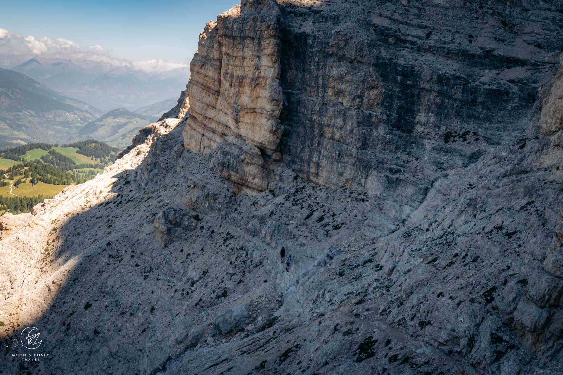 Via Ferrata Sass dla Crusc (Heiligkreuzkofel), Alta Badia, Dolomites