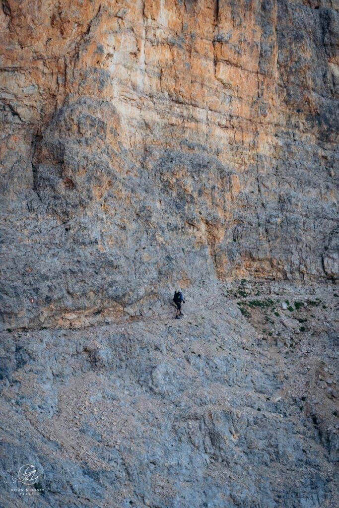 Via Ferrata Sas dla Crusc (Heiligkreuzkofel), Alta Badia, Dolomites