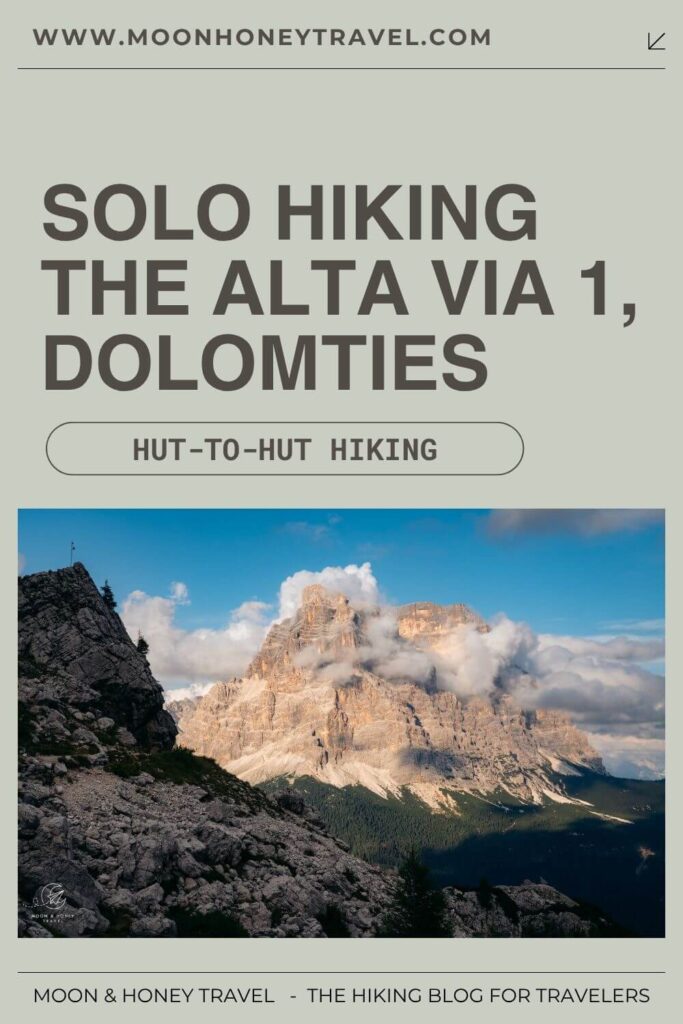 Solo Hiking the Alta Via 1: My Experience and Tips